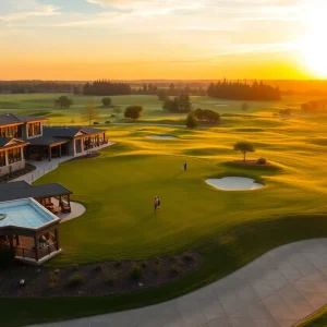 A picturesque view of the Glen Kernan Golf & Country Club showcasing its new amenities and lush landscape