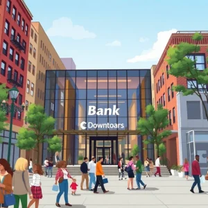 Pinnacle Financial Partners' new bank headquarters in Jacksonville's Downtown Brooklyn.