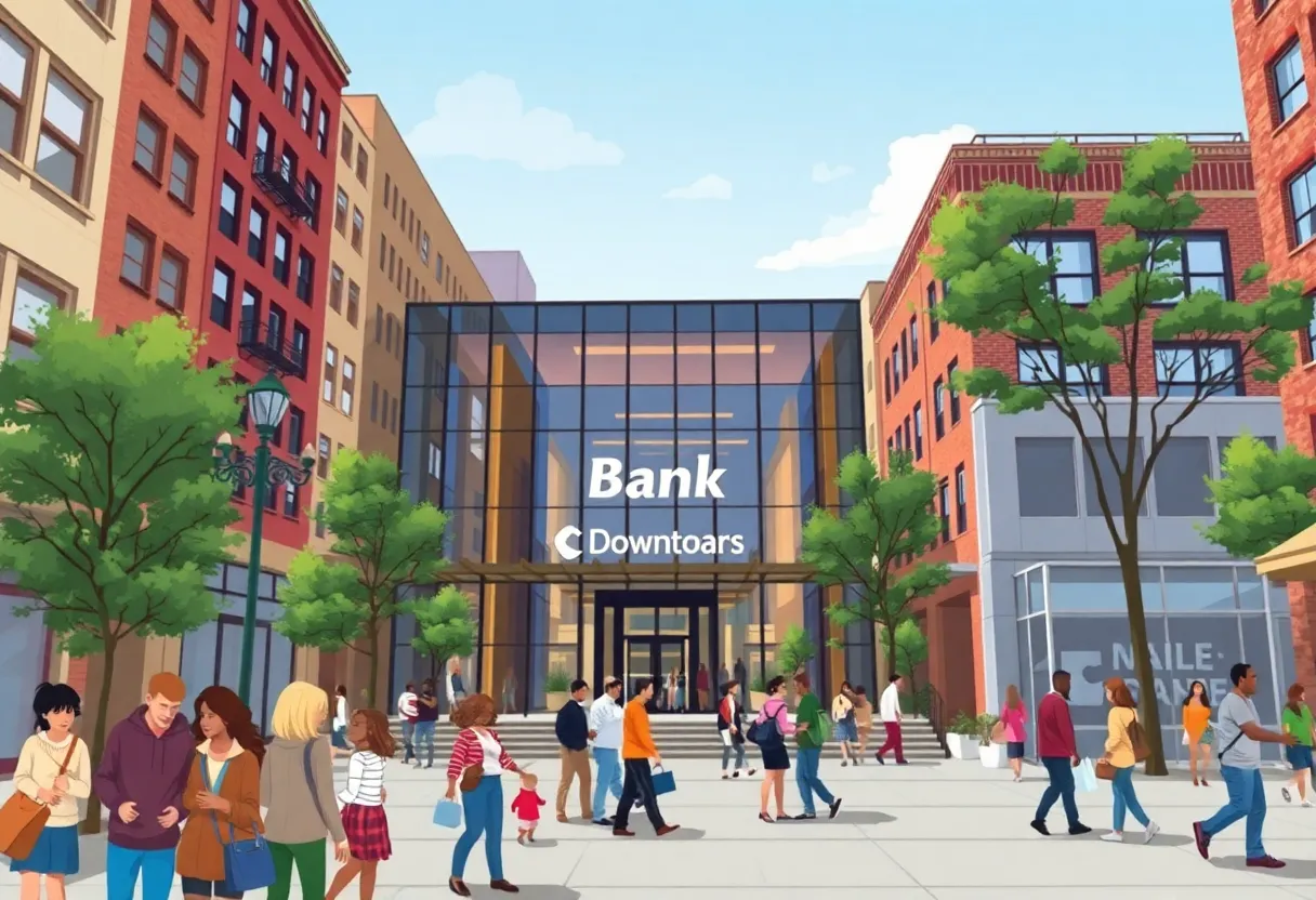 Pinnacle Financial Partners' new bank headquarters in Jacksonville's Downtown Brooklyn.