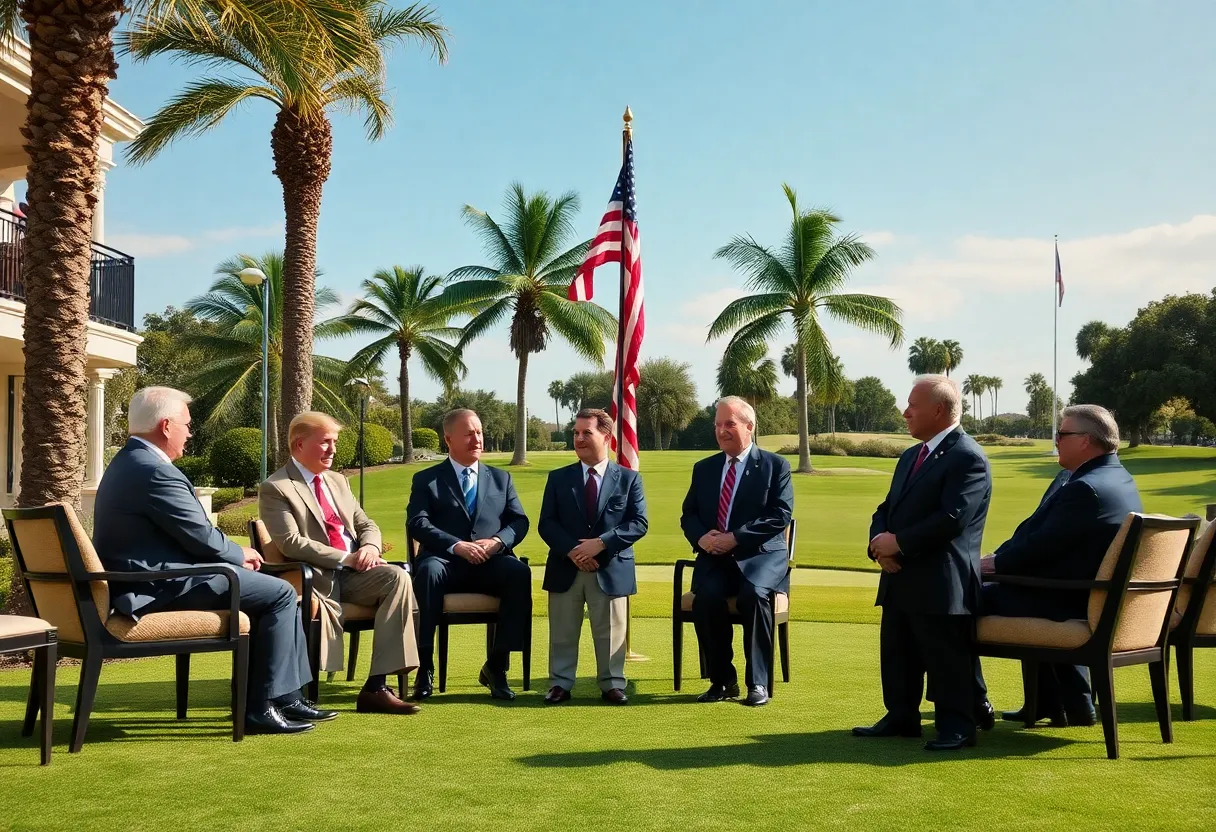 Trump National Doral resort bustling with activity during GOP Retreat