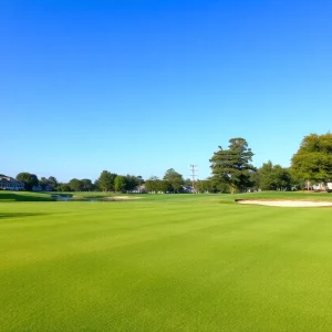 Close Up of a Beautiful Golf Course