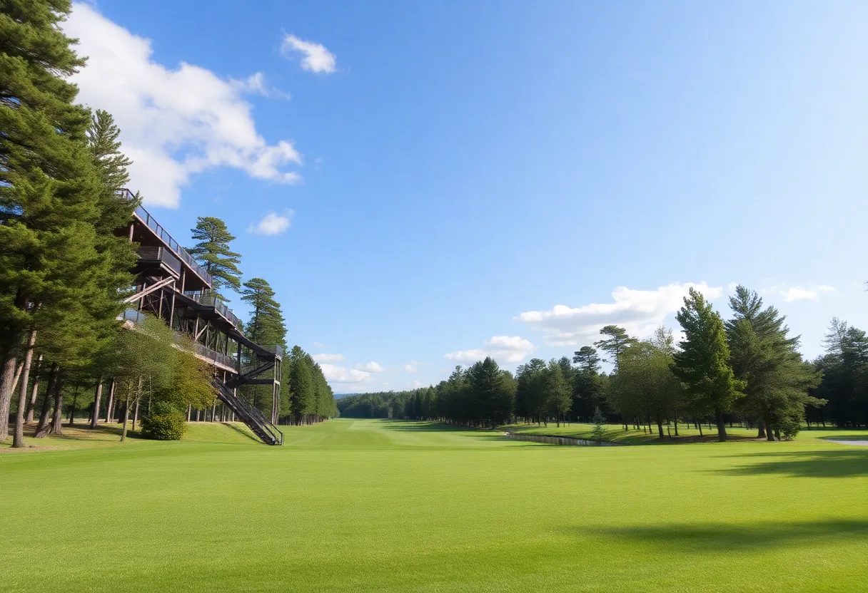 Close Up of a Beautiful Golf Course