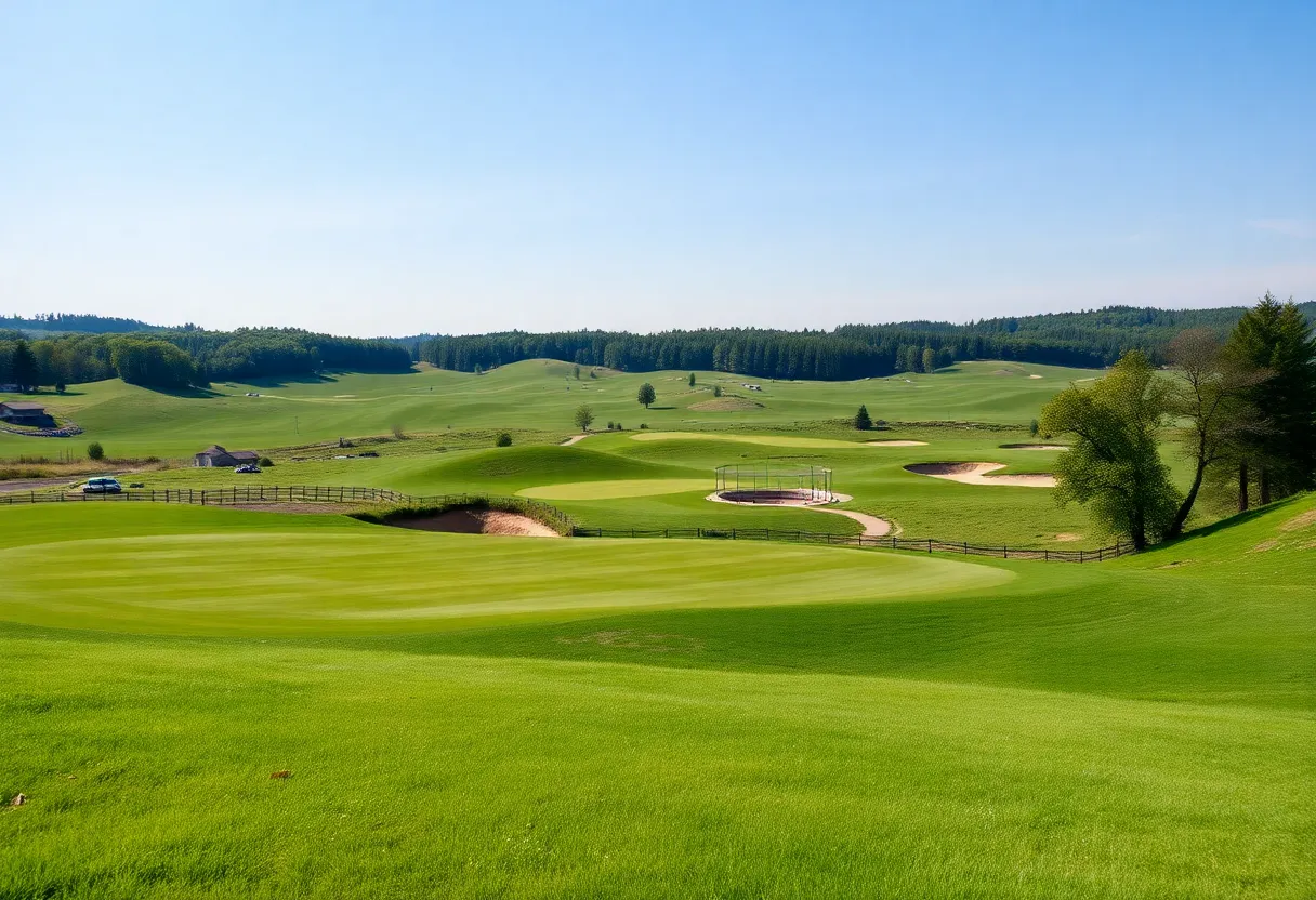 Rendering of the Battle Run Golf Course in Lincoln