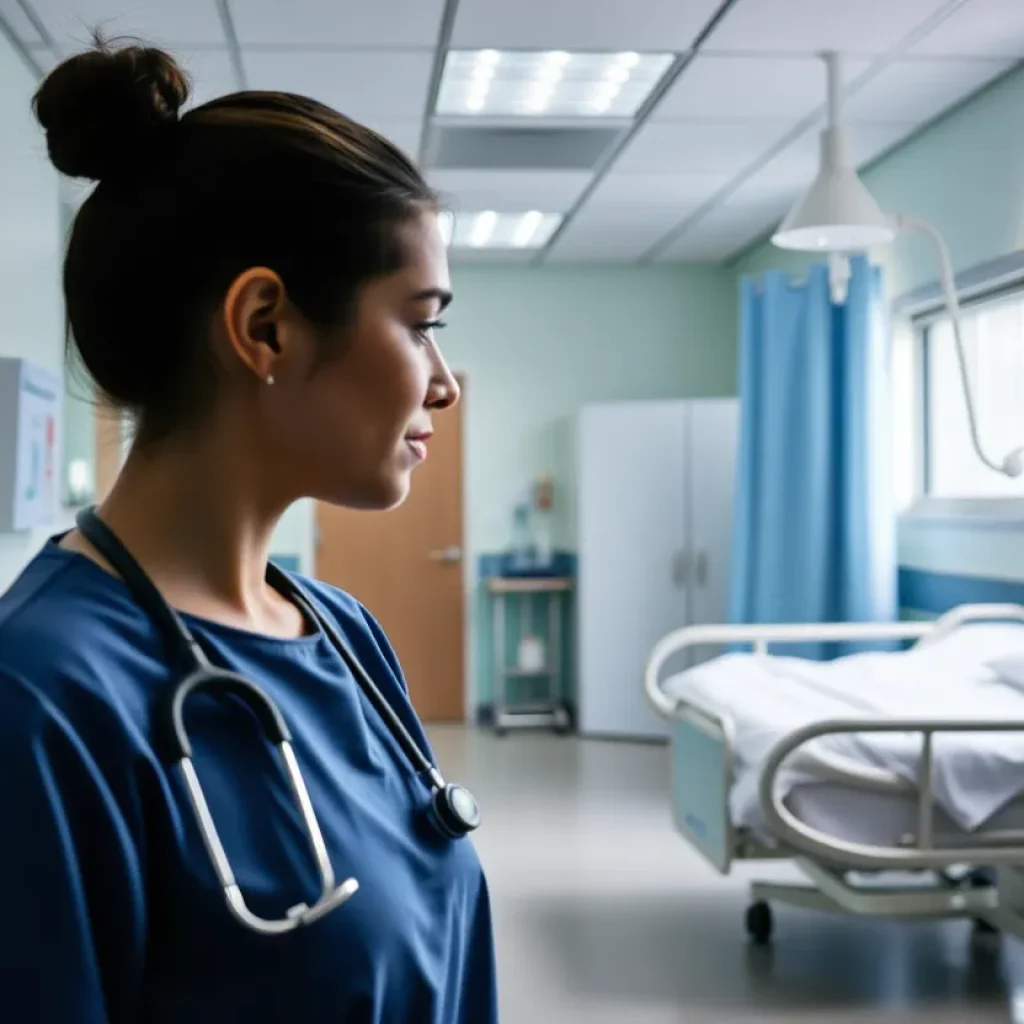 A healthcare facility focusing on patient safety and caregiver vigilance.
