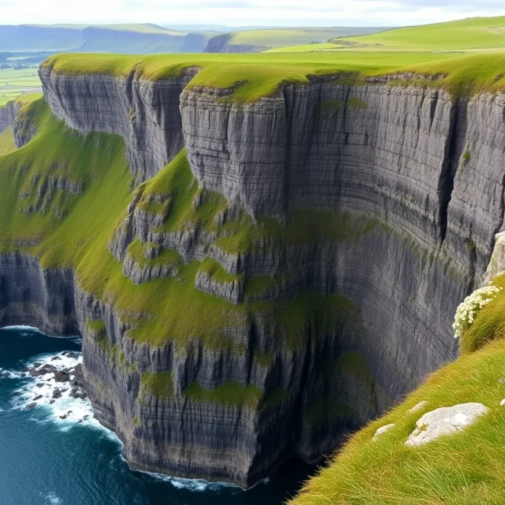 Stunning view of the Cliffs of Moher in Ireland