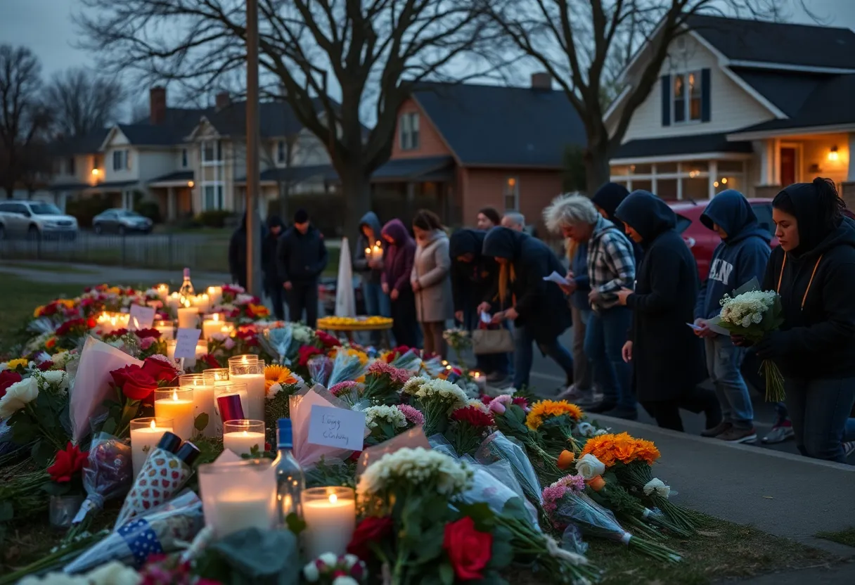 Community members gather to mourn a young boy's tragedy in Jacksonville.