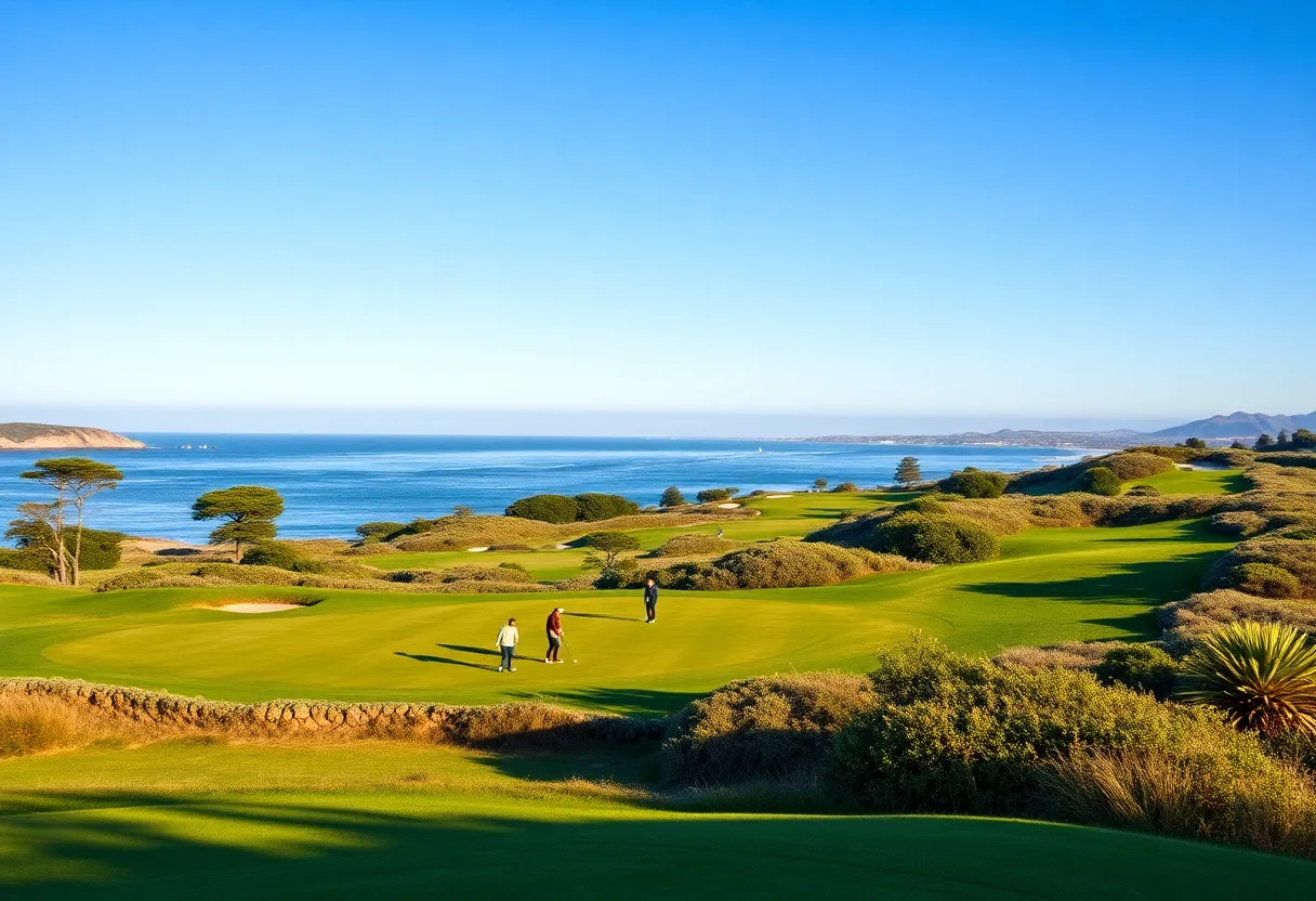 View of Cypress Point during the Walker Cup