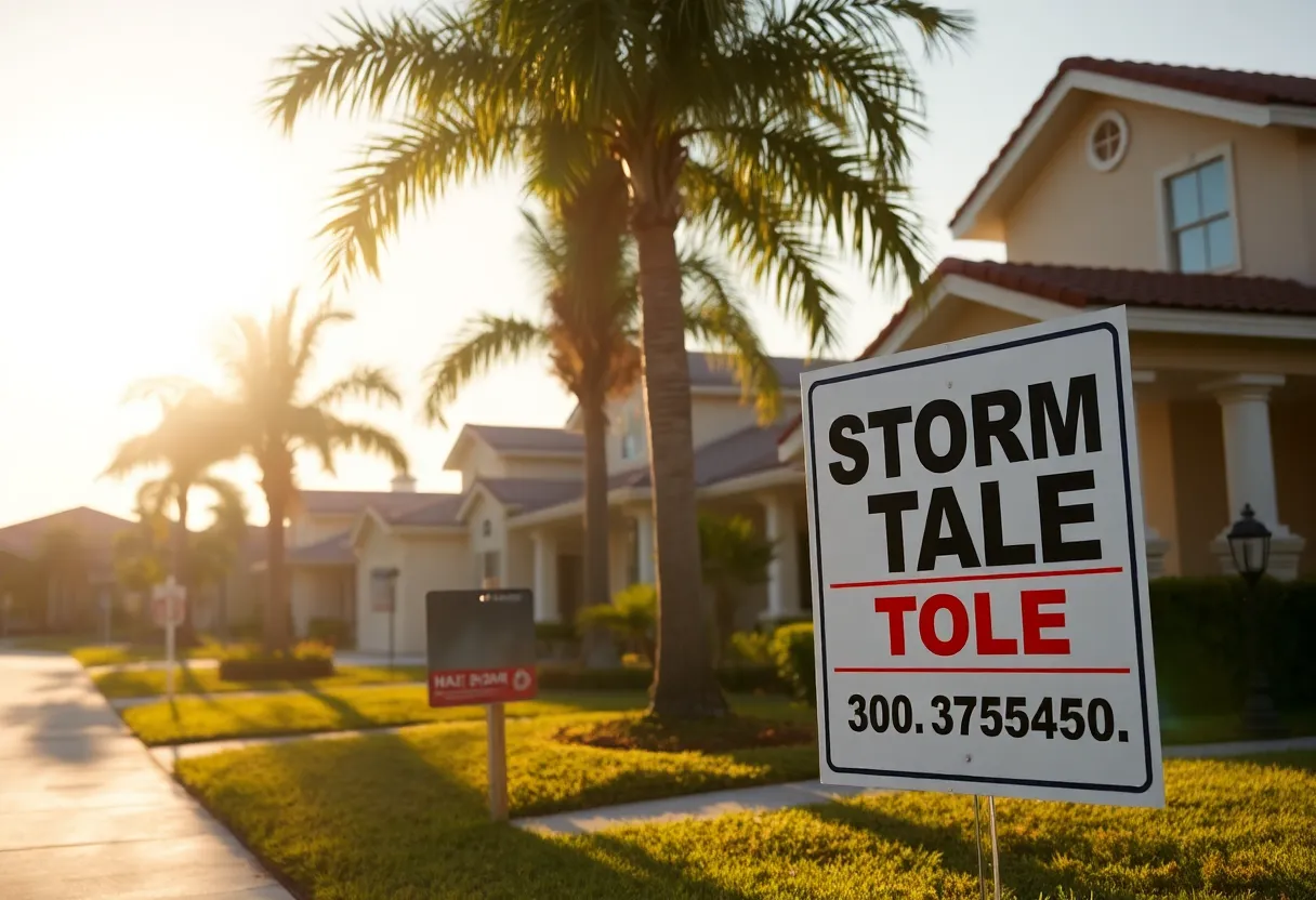 Damaged homes in Florida receiving tax relief