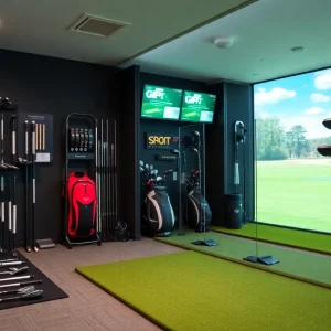 Customized golf club fitting equipment with various shafts and heads