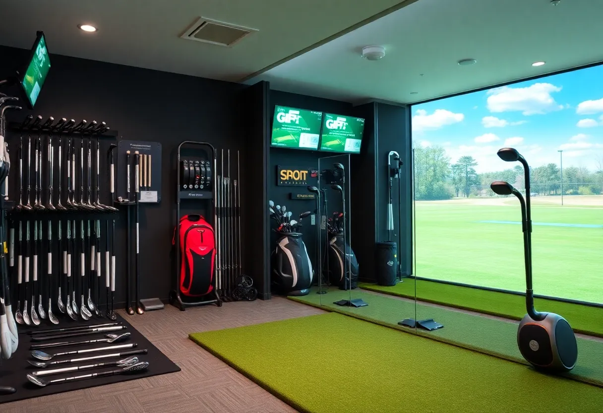 Customized golf club fitting equipment with various shafts and heads