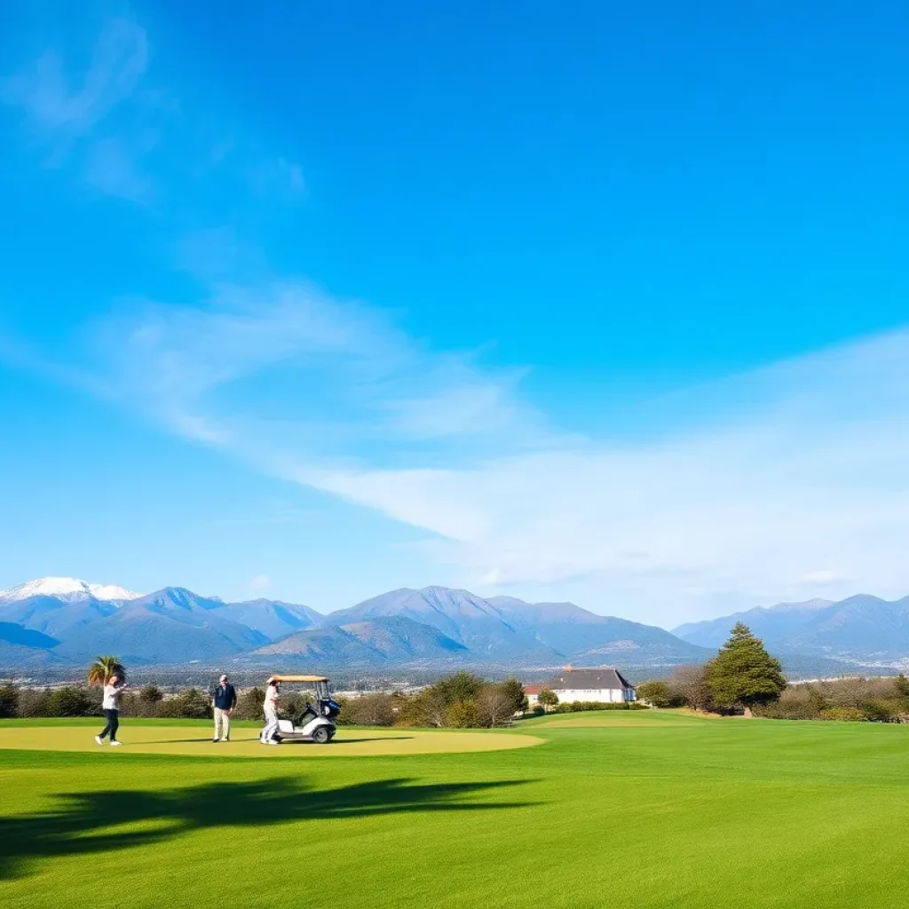 A picturesque golf course representing the essence of the sport.