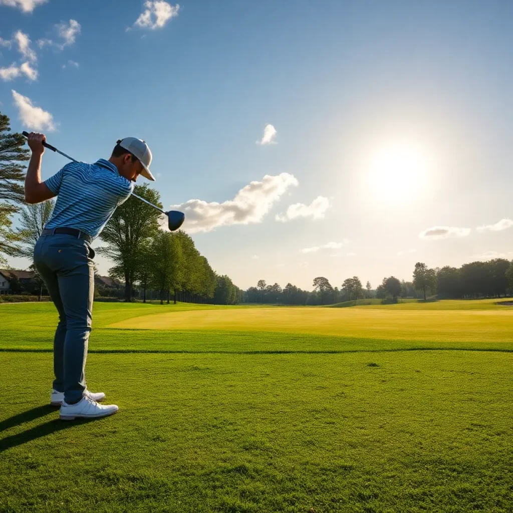 Golf tournament at DLF Golf & Country Club