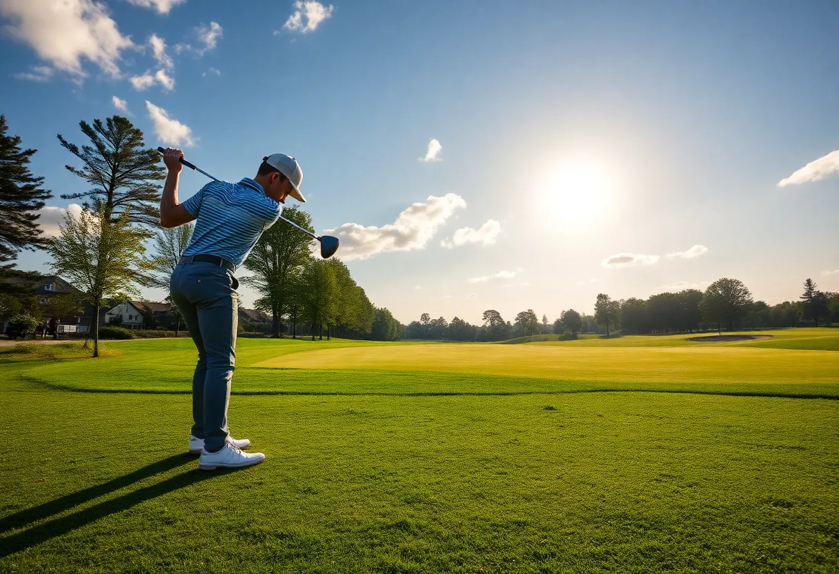 Golf tournament at DLF Golf & Country Club