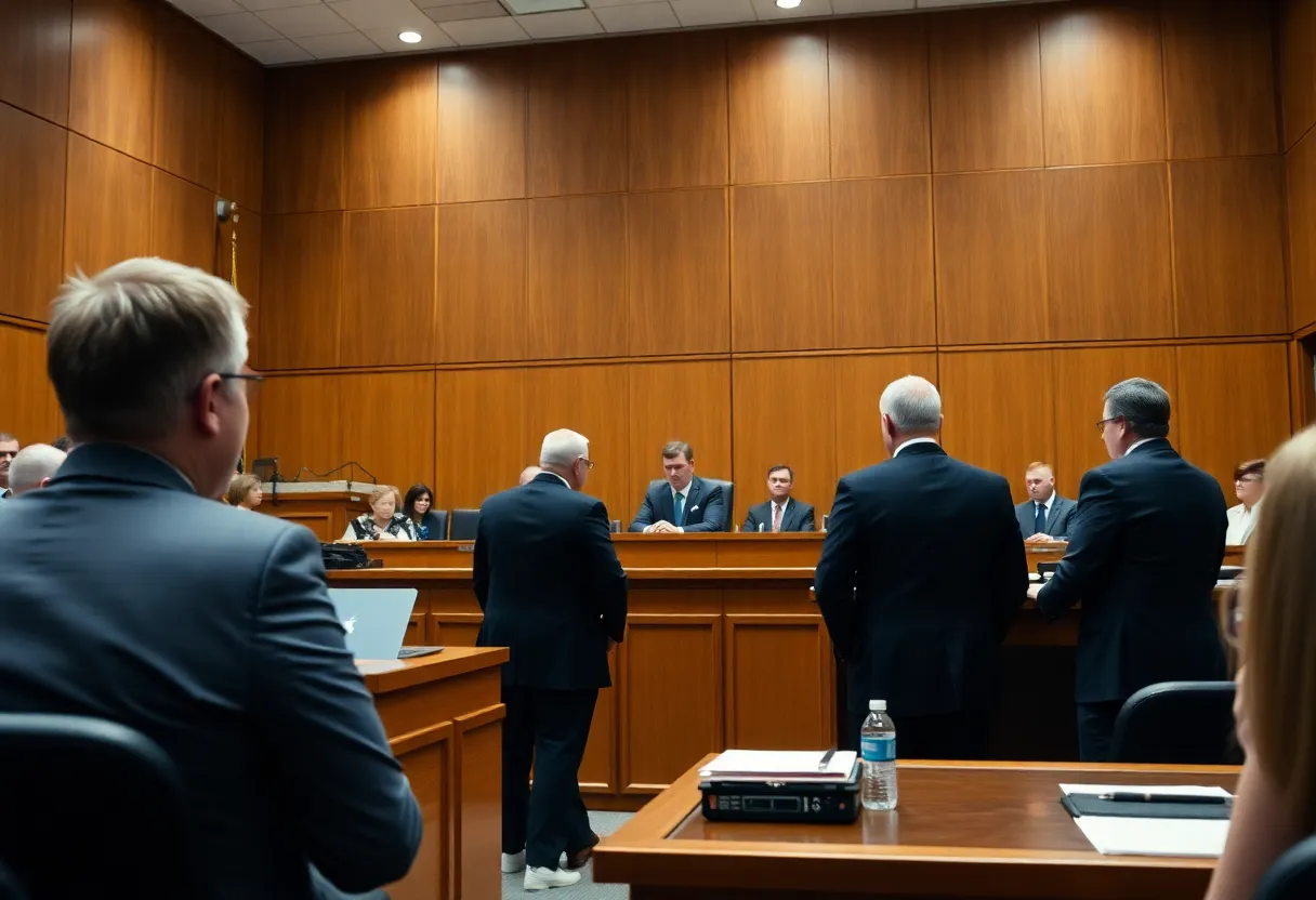 Courtroom drama during the Jacksonville murder trial