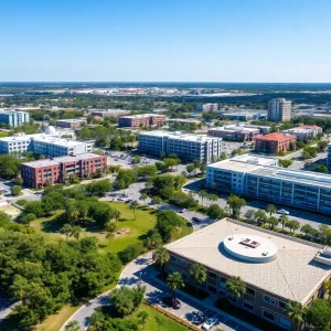 Rendering of Jacksonville's new mixed-use development