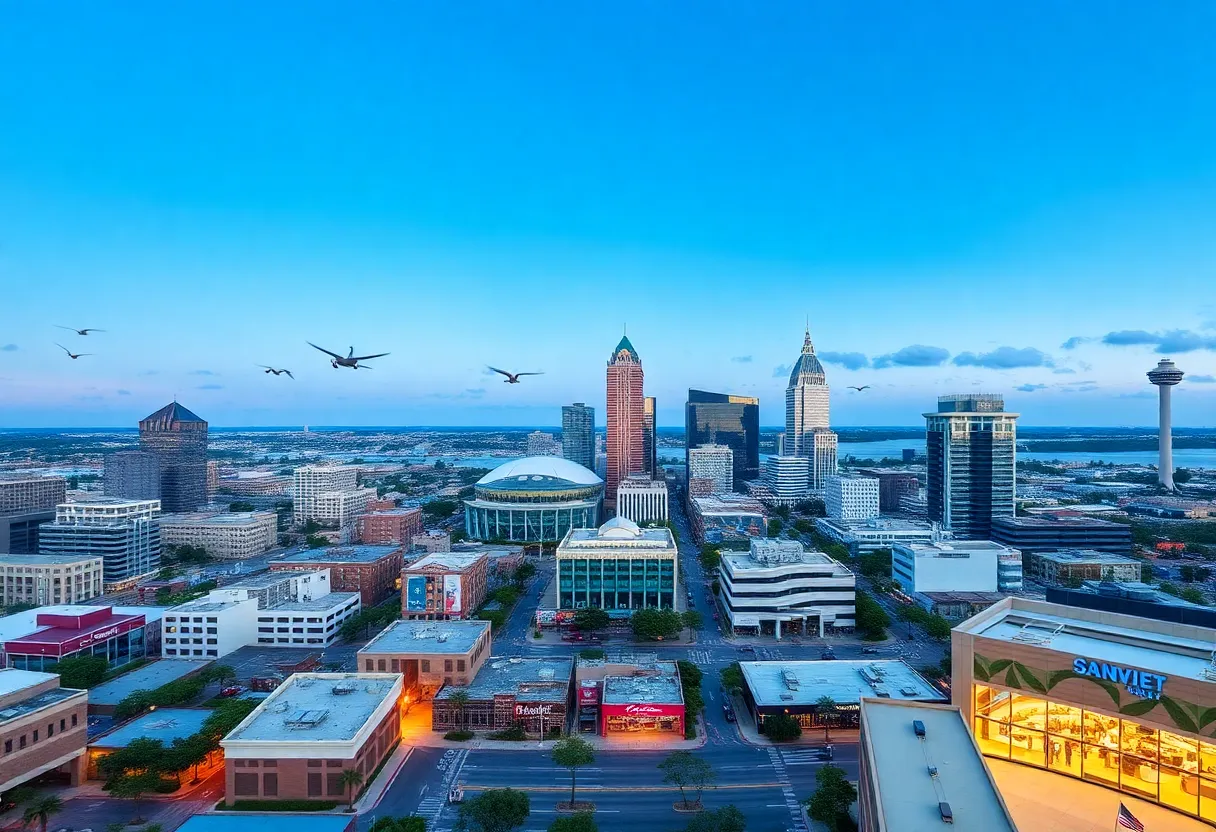 Vibrant skyline of Jacksonville Florida highlighting economic growth