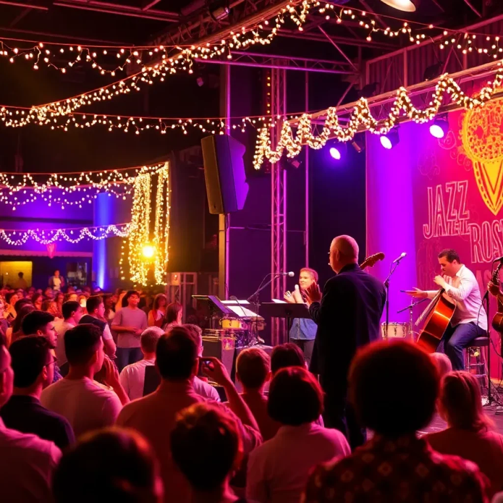 Musicians performing at the Jacksonville Jazz Festival
