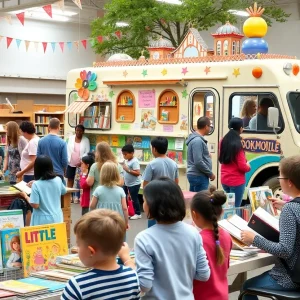 Children and families enjoying the Jacksonville Preschool Palooza.