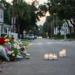 Memorial gathering in Jacksonville for the shooting victim