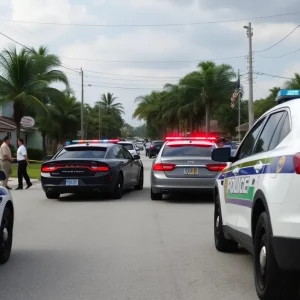 Police activity in Key Largo with stolen vehicle