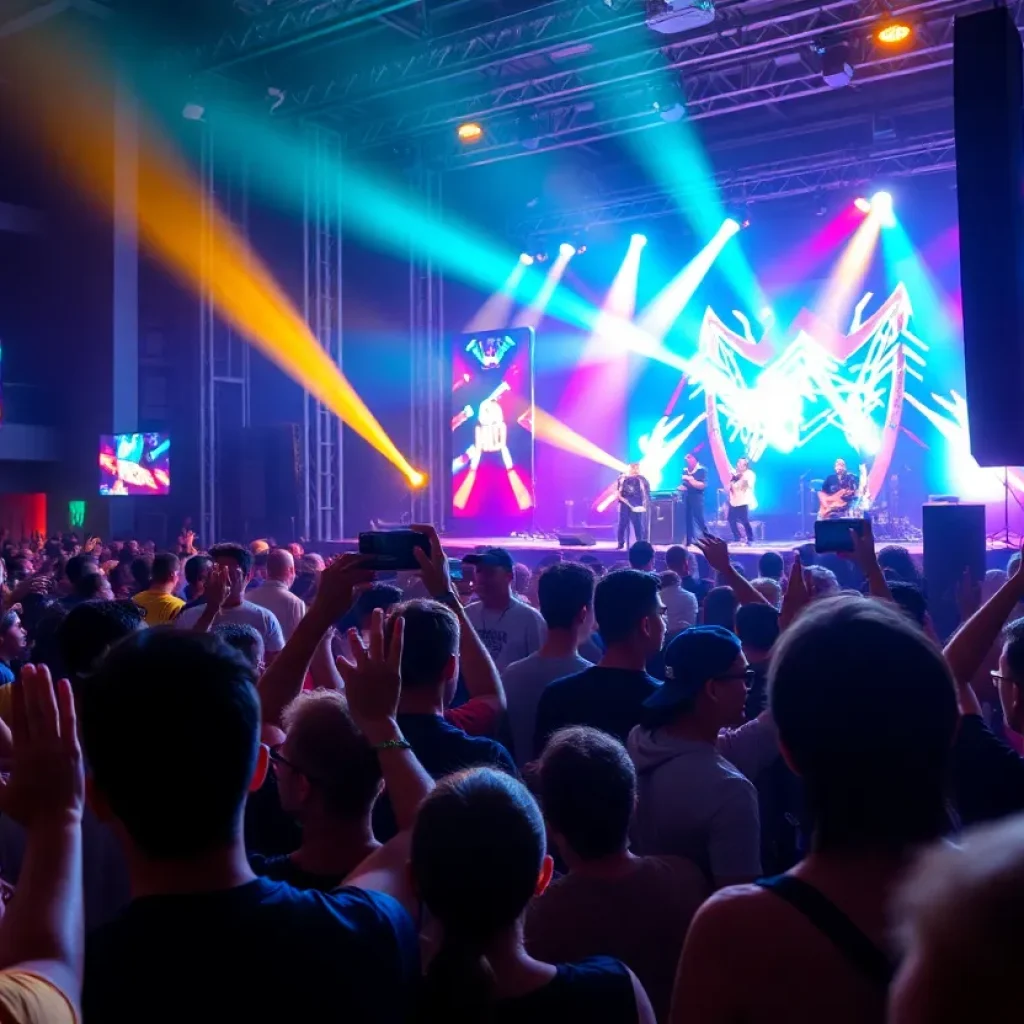 Audience enjoying a concert in Jacksonville
