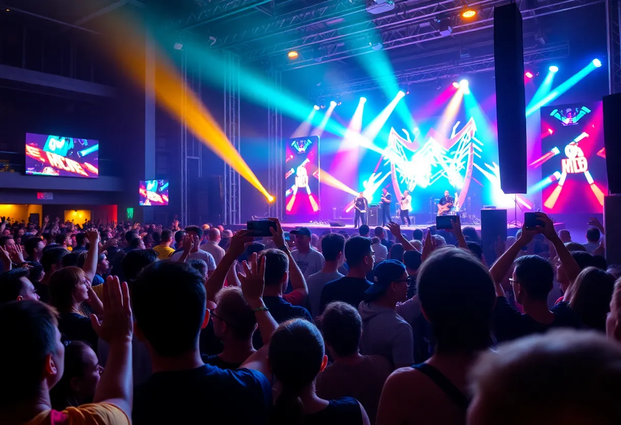 Audience enjoying a concert in Jacksonville