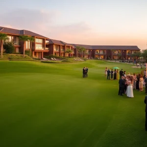 Modry Las Golf Resort during its 15th anniversary celebration