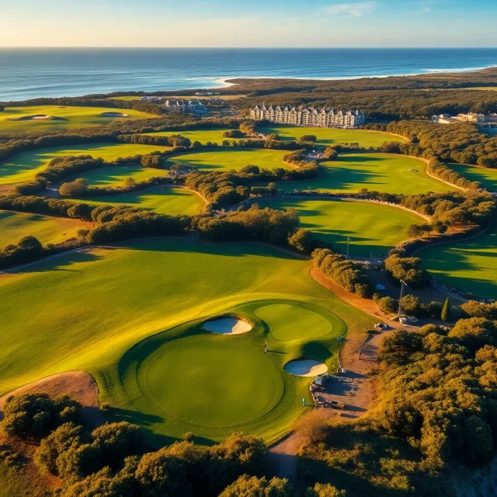 A picturesque golf course in Mornington Peninsula