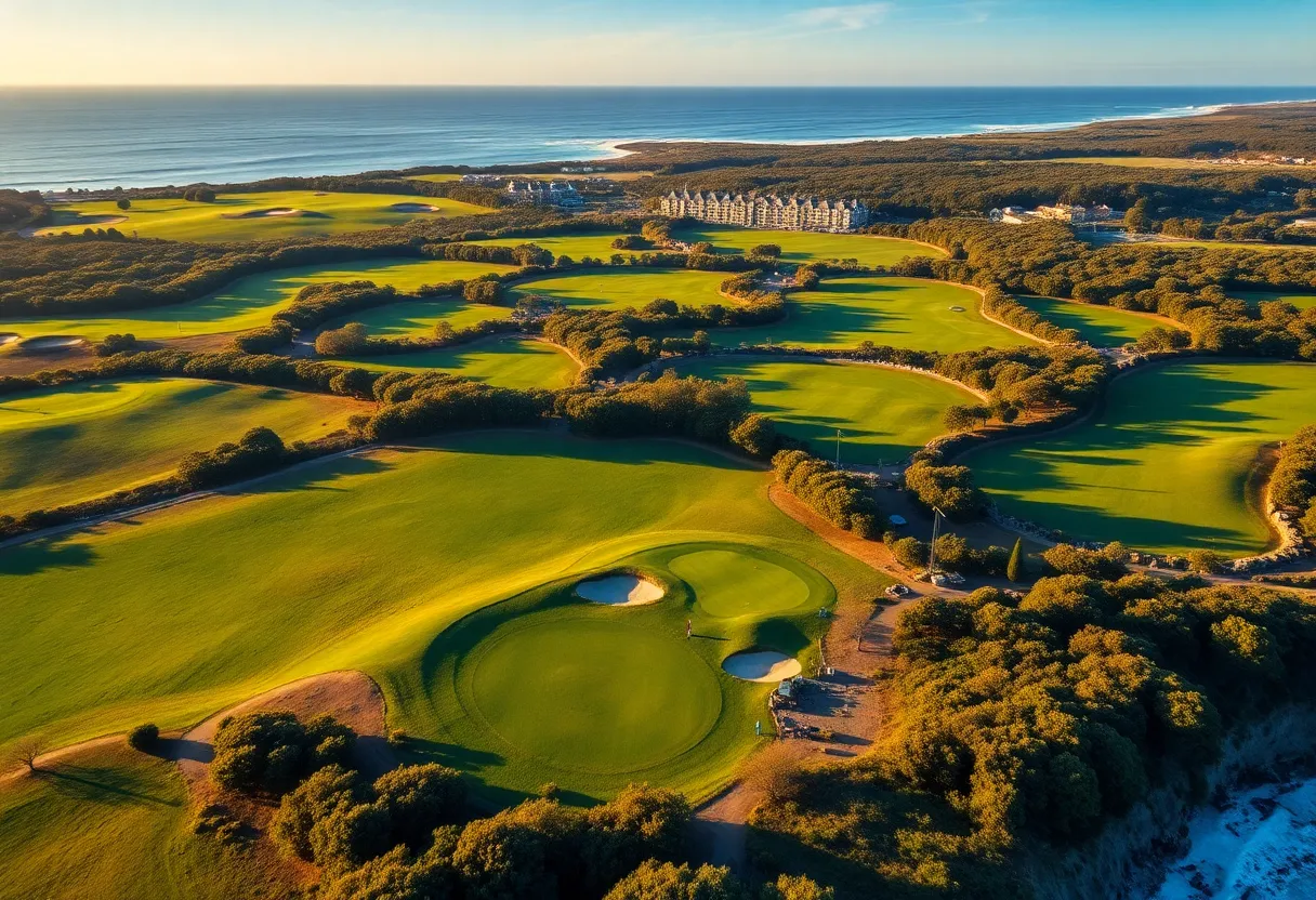 A picturesque golf course in Mornington Peninsula