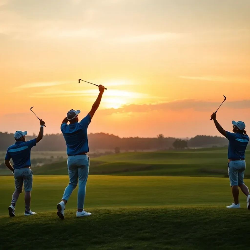 Ollie Schniederjans celebrating victory at the International Series India