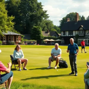 PGA Tour player enjoying a golf course in the UK