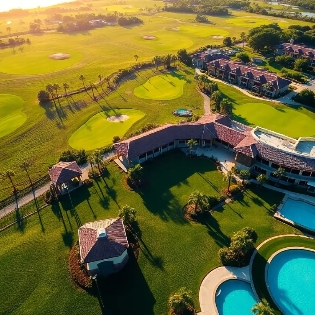 PGA National Resort & Spa landscape with golf courses and hotel