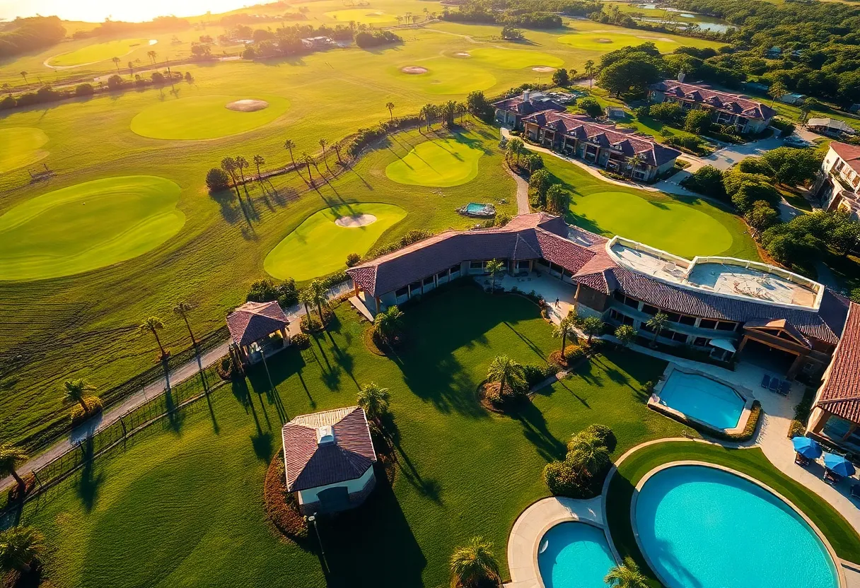 PGA National Resort & Spa landscape with golf courses and hotel