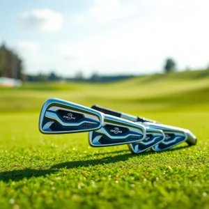 PXG Black Ops and 0311 GEN7 Irons displayed on a golf course