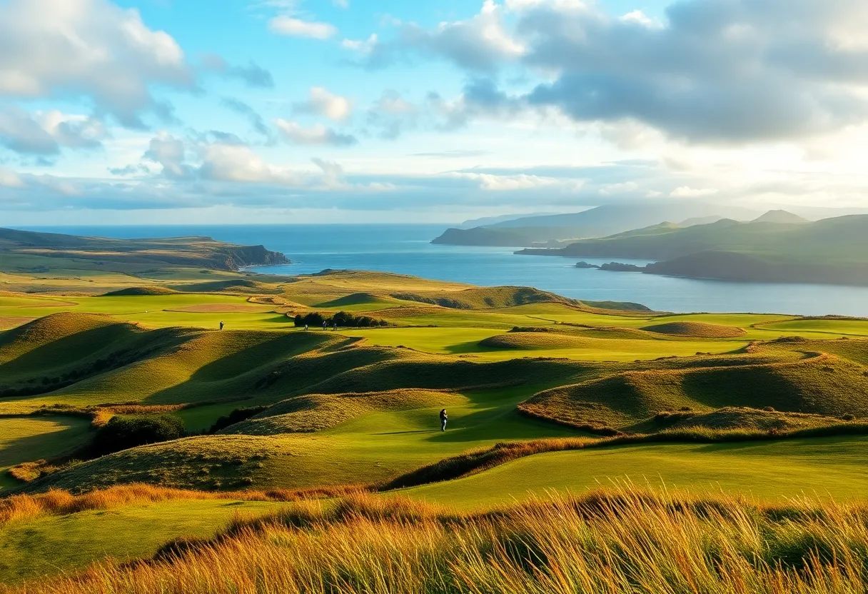 A stunning view of an underrated golf course in Scotland or Ireland.