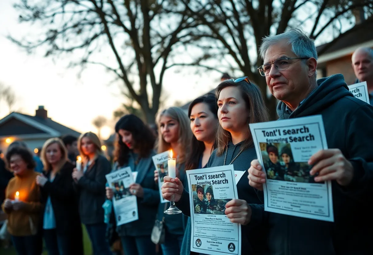 Vigil for missing teenagers in Jacksonville