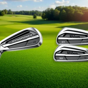 2025 Wilson Dynapower irons on a golf course
