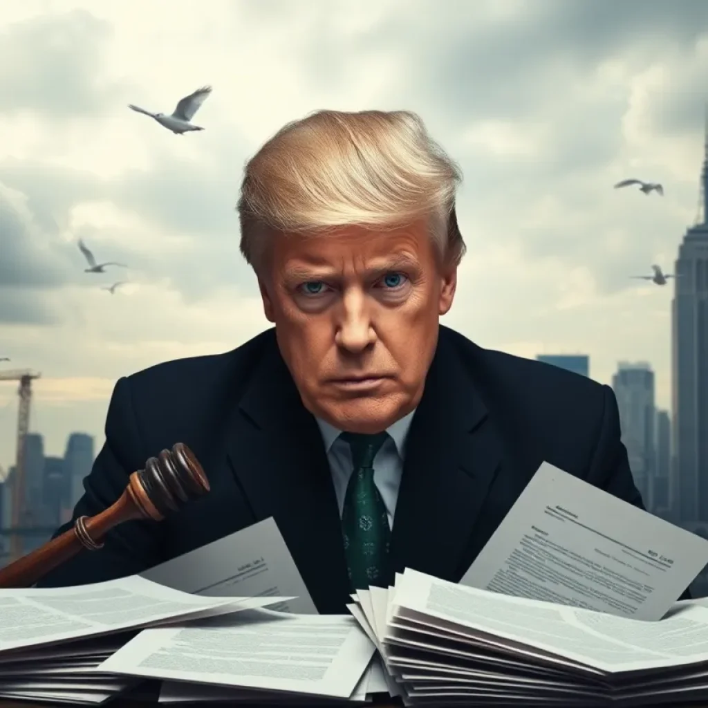 Artistic representation of legal drama in Fort Lauderdale