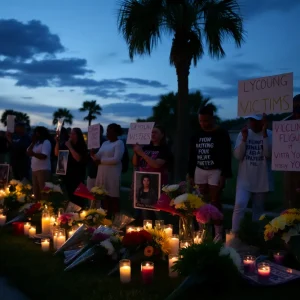 Candlelight vigil held for Breon Allen in Jacksonville