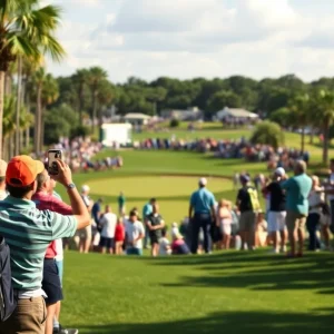 Fans enjoying the Cognizant Classic at PGA National in 2025