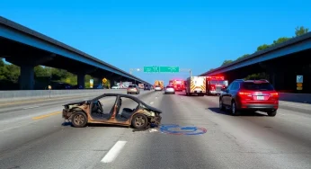 Tragic Series of Crashes on Interstate 95 in Jacksonville