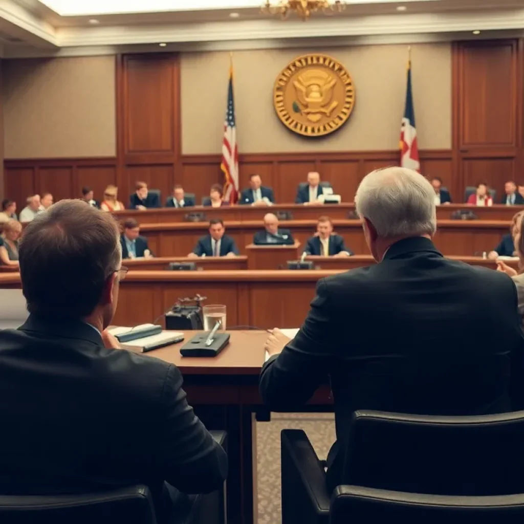 Jacksonville city officials discussing cost efficiency during a meeting