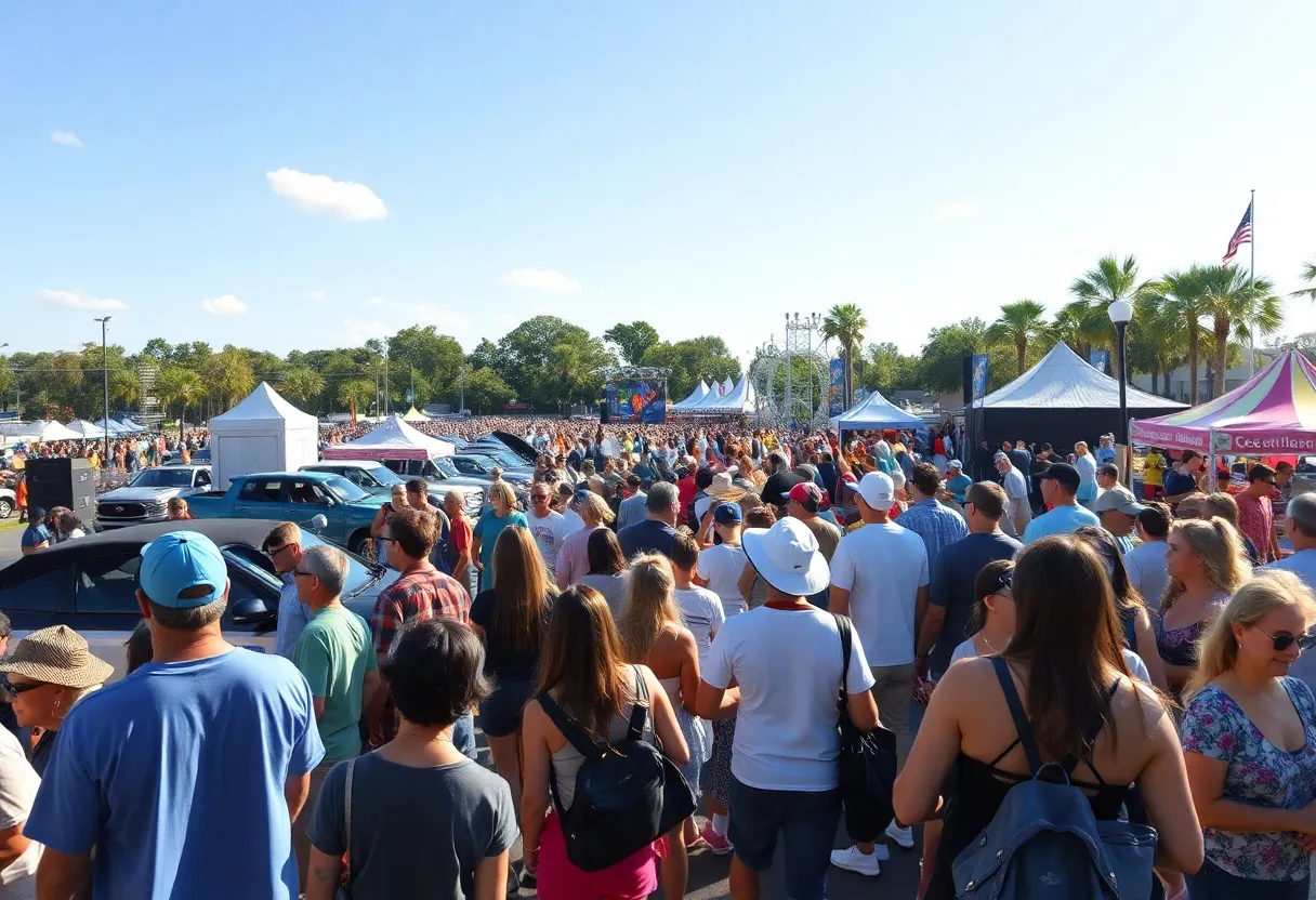 People enjoying different events in Jacksonville and Amelia Island.