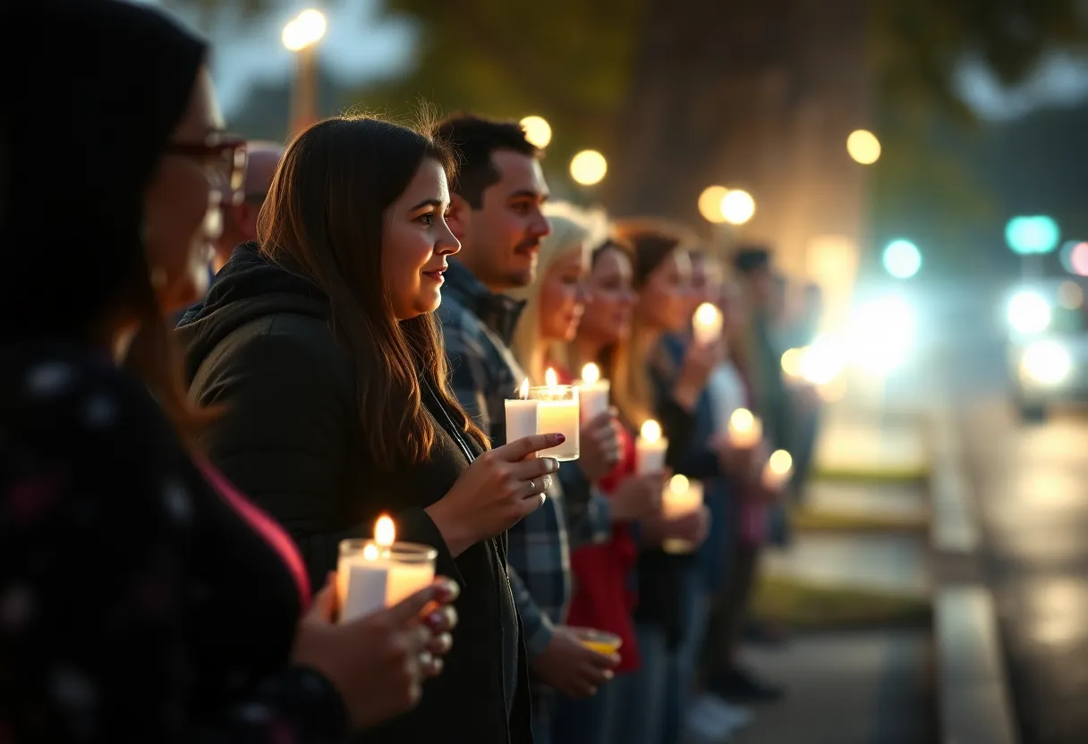Community members gather to remember Gavin Carter and advocate for road safety in Jacksonville.