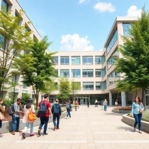 Rendering of the new Jacksonville University medical school campus