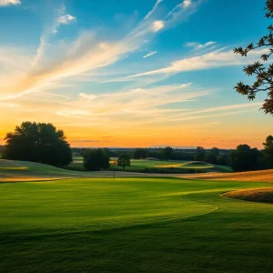 Celebration of a young golfer winning a tournament