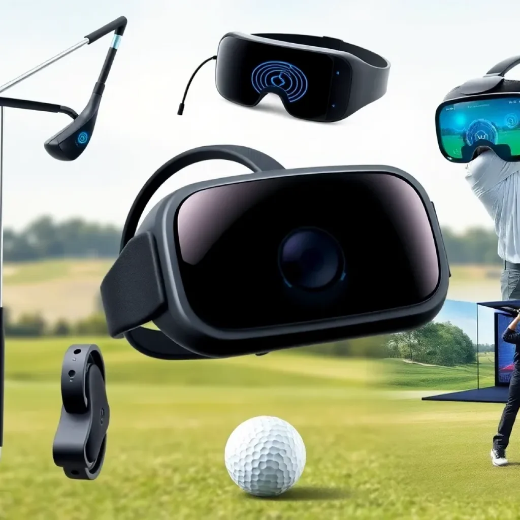 Golfers using new technology on the golf course in 2025