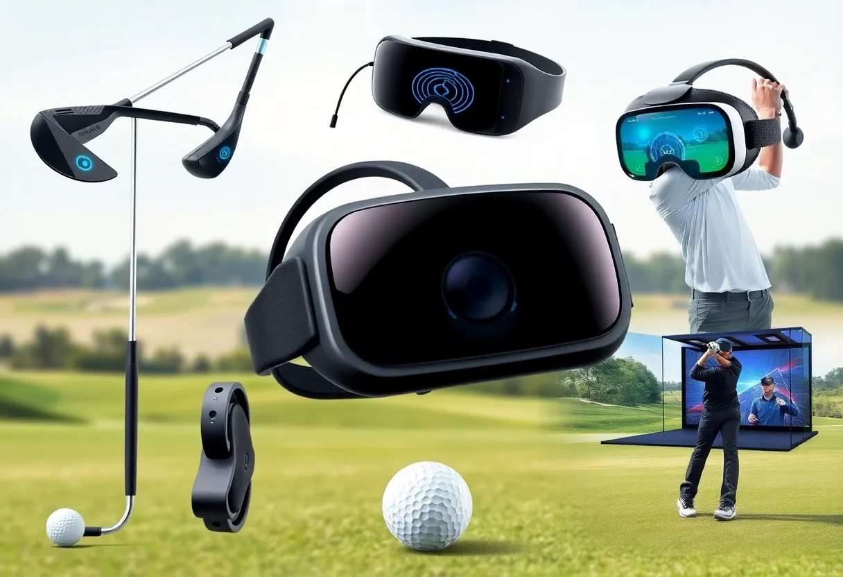Golfers using new technology on the golf course in 2025