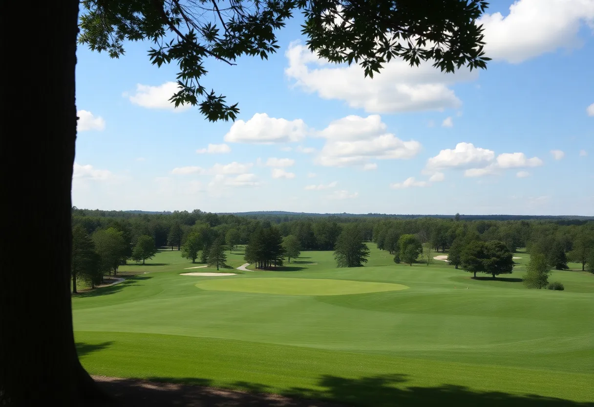 North Florida women's golf team preparing for a tournament in Augusta, Georgia.