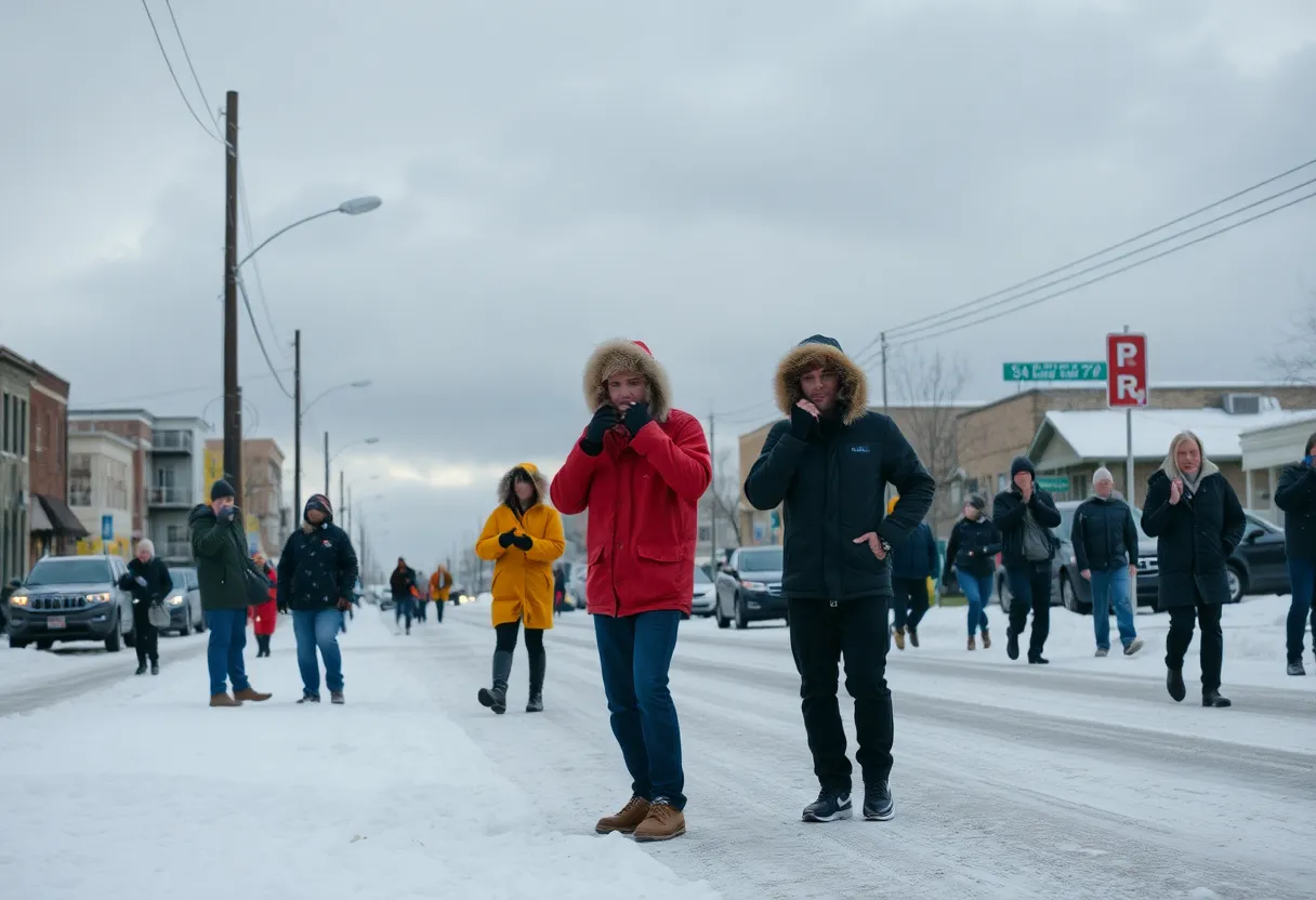 Pensacola blanketed in snow during historic winter storm
